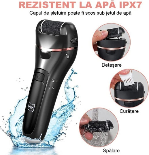 Reîncărcabilă Fișier Electric pentru Călcâie și Unghii Set de 10 Piese Tălpi Călcâie Onuliss