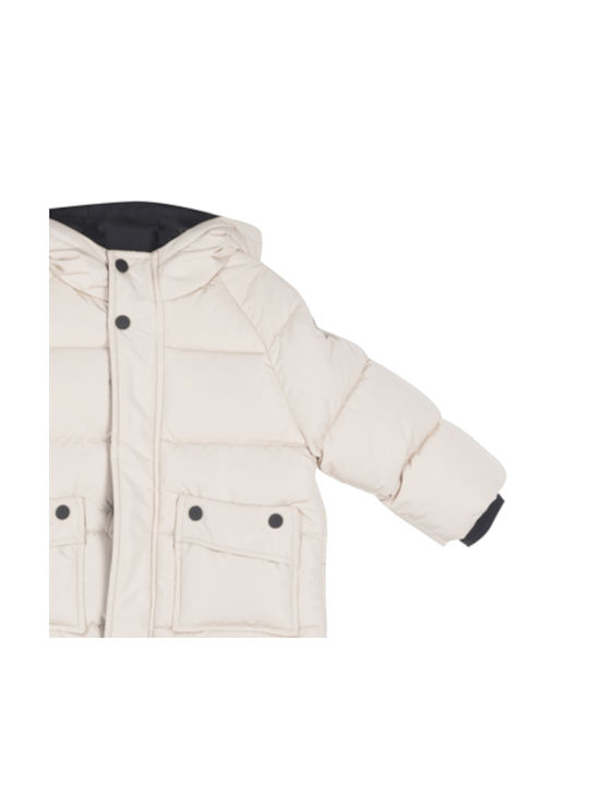 Joyce Kinderjacke mit Kapuze White