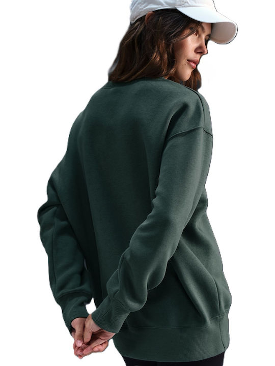 Long Women's Sweatshirt Green