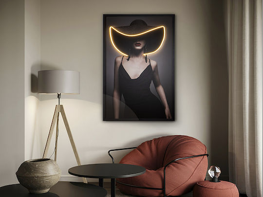 Pamela σε Καμβά με LED Φωτισμό 80x120 cm Pamela σε Καμβά με LED Φωτισμό 80x120 cm