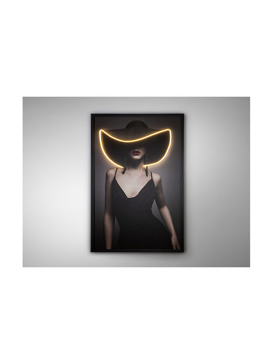 Pamela Painting on Canvas with LED Lighting 80x120cm