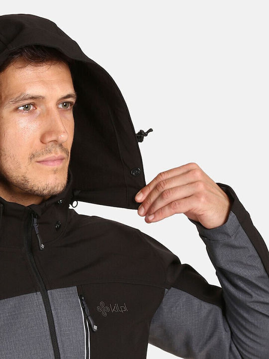 Ravio-m Winter Jacke Softshell Wasserdicht und Winddicht Dark Grey