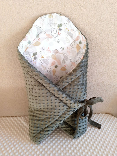 BabyValia Decke Wickeltücher für Kinderzimmer Khaki Khaki 75x75cm