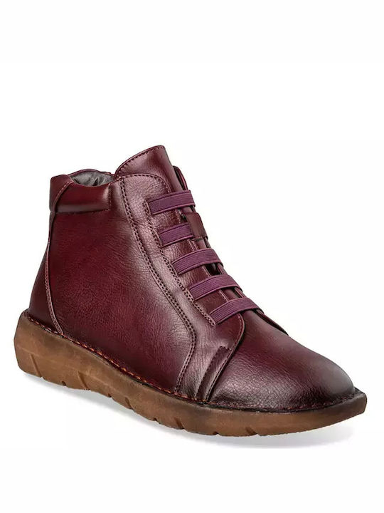 Envie Shoes Boots Burgundy V63-20198-39