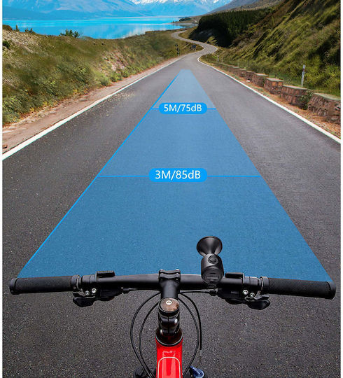 Claxon de bicicletă Negru
