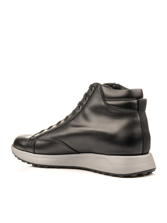 Piele Negru Ghete barbati
