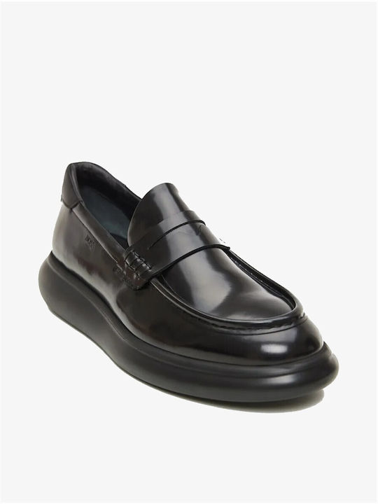 Boss Shoes Men's Loafers Black