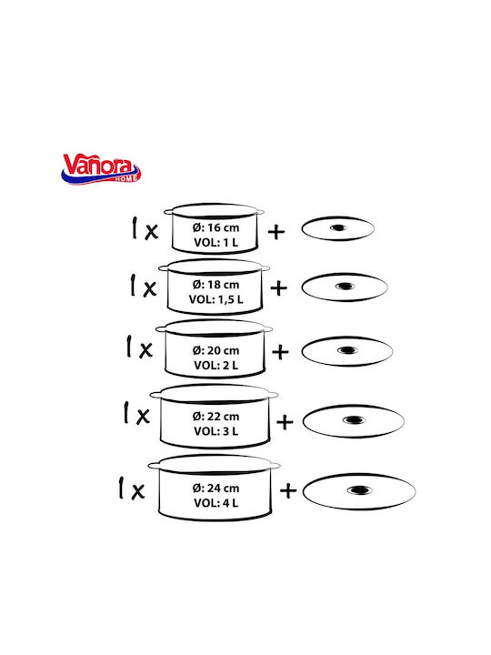 Vanora Set de oale 10buc