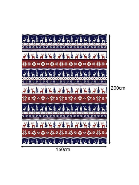Ruhhy Κουβέρτα Fleece Μονή 160x200εκ. Πολύχρωμη