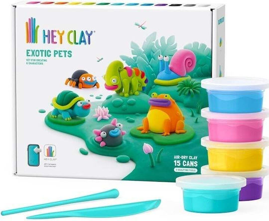 Hey Clay Pets Πηλός Σετ Πολύχρωμος