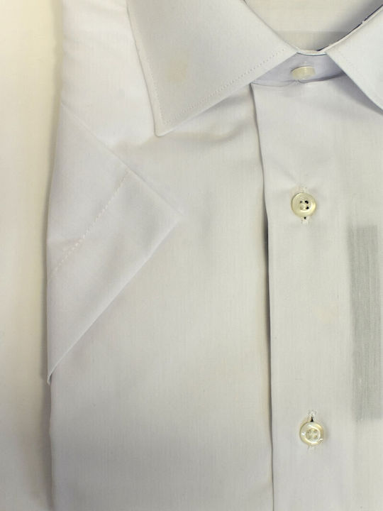 Kurzärmlig Hemd White