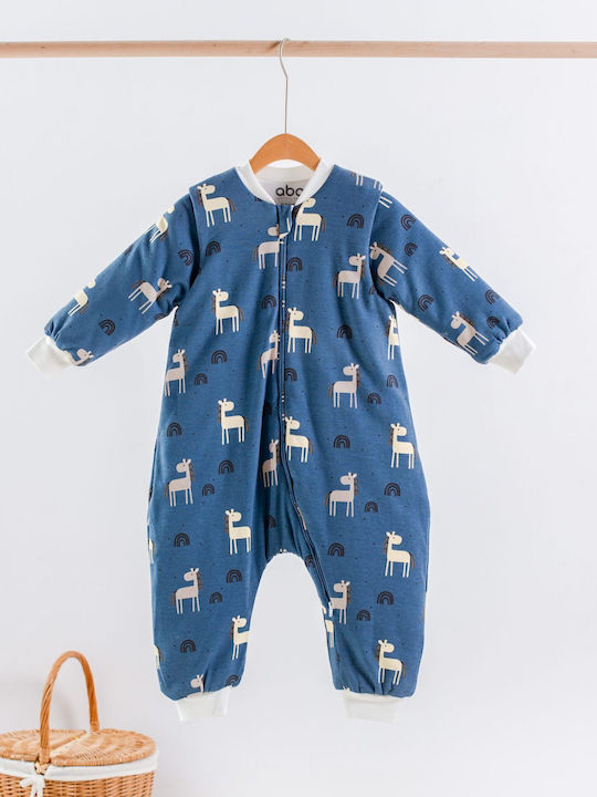 abo Winter Sleeping Bag with Feet 2.5 Tog with Detachable Sleeves