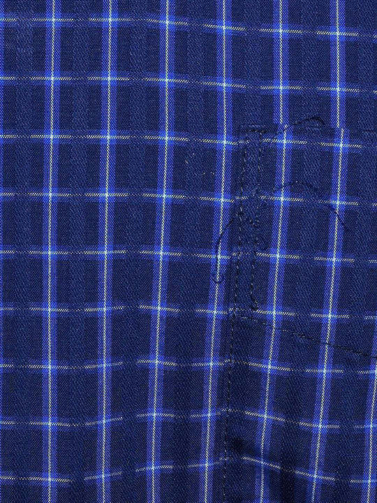Cu mânecă lungă Cămașă Royal Blue