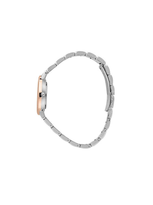 B&G Watch with Pink Gold Metal Bracelet