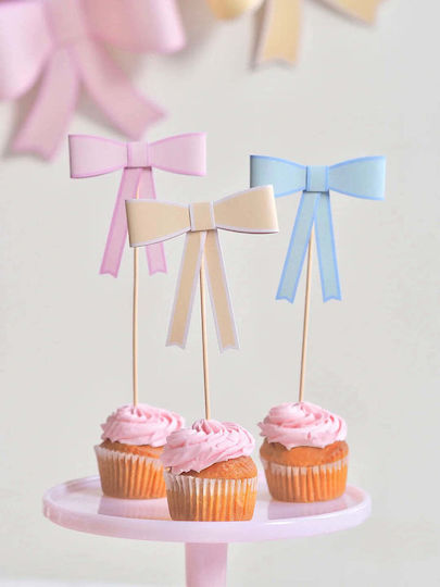 Meri Meri Pastel Decor pentru Tort 3buc