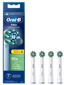 Oral-B Pro Cross Action Electric Toothbrush Replacement Heads 4pcs