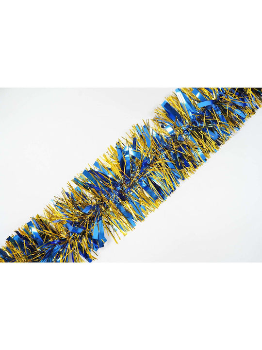 Crăciun Ghirlande Plastică Albastru 200x11cm 1buc