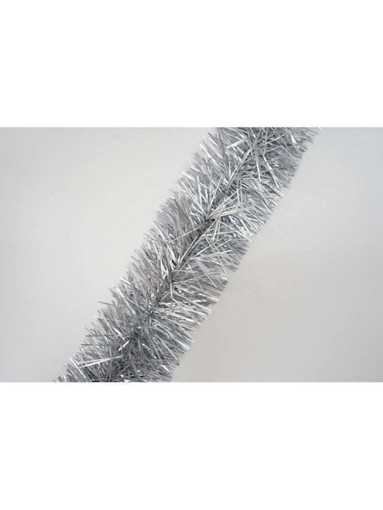 Crăciun Ghirlande Plastică Argintiu 200x9cm 1buc