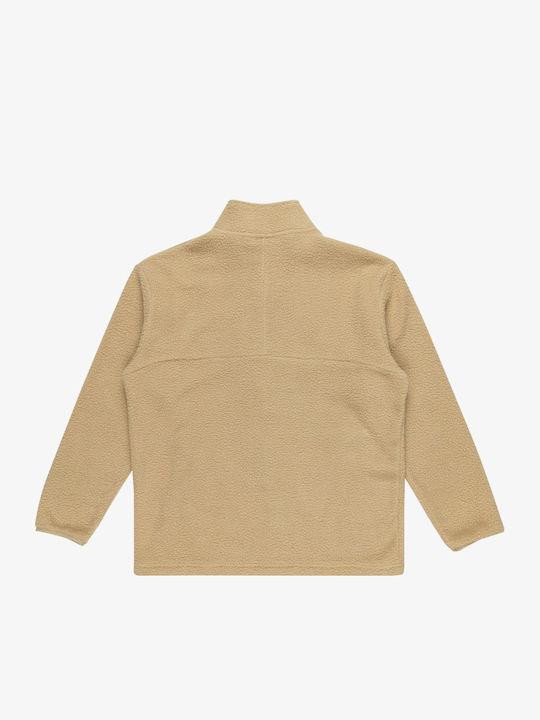 Clean Coast Cardigan Fleece pentru Bărbați Beige