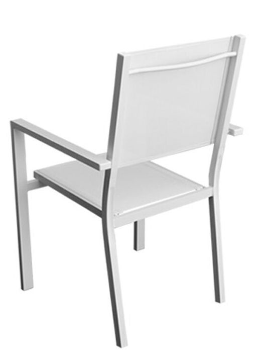 Madison Dining Room Set for Small Outdoor Spaces 3 Pieces White