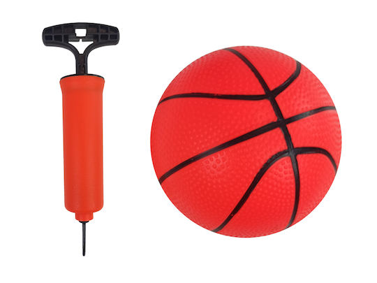 Lean Toys Παιδική Μπασκέτα Εσωτερικού και Εξωτερικού Χώρου με Βάση και Μπάλα
