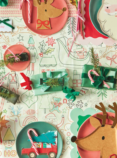 Meri Meri Party-Tischdecke Papier 240x130cm 279294