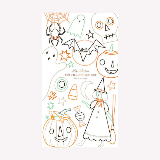 Meri Meri Party-Tischdecke Halloween Papier 94x50cm 279132