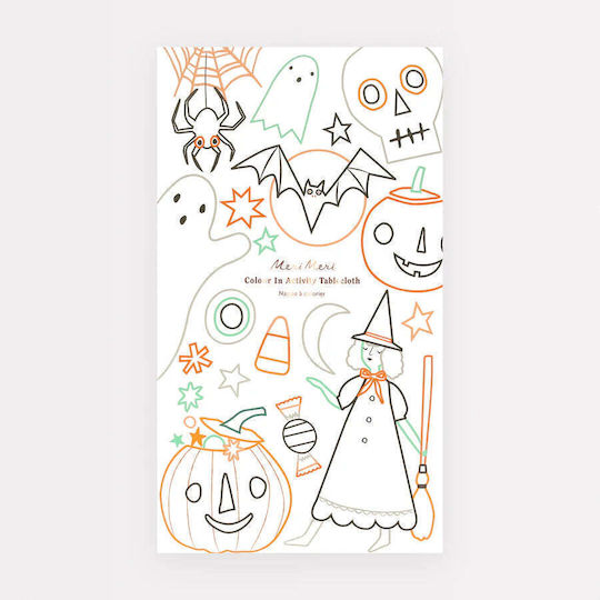 Meri Meri Party-Tischdecke Halloween Papier 94x50cm 279132