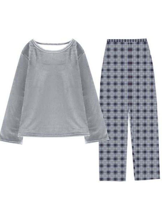 TnS Men's Winter Pajamas Set CAFE