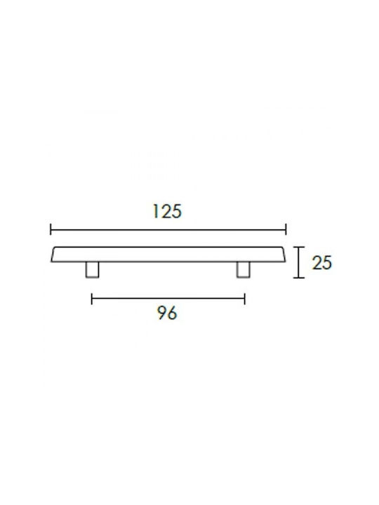 Conset C1041 Buton Mobilier din Plastic în Culoare Albastru C1041-96Χ11Χ11 1buc