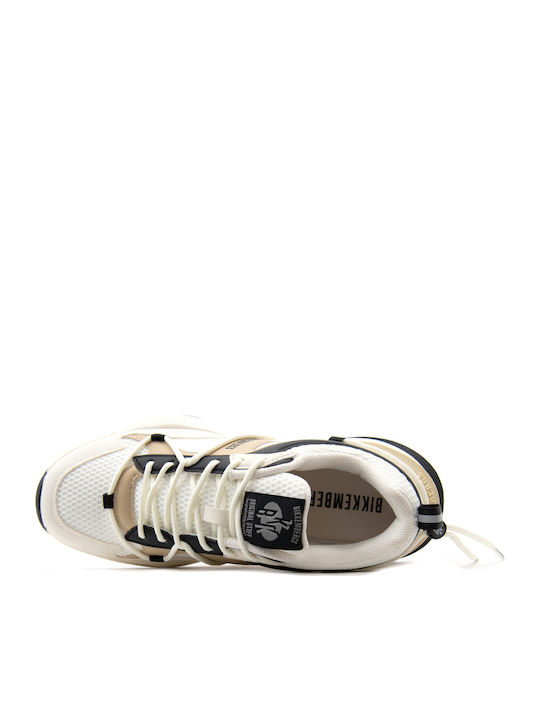 Chunky Sneakers Ecru- Black- Beige