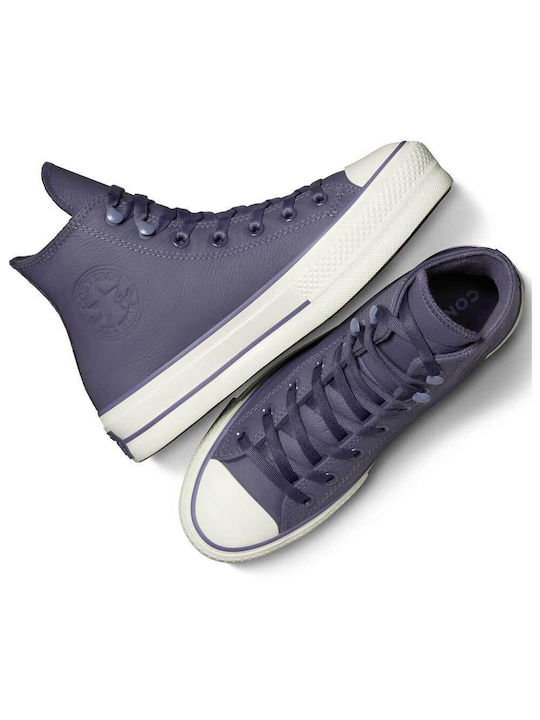 Converse Lift Platform Sneakers Purple