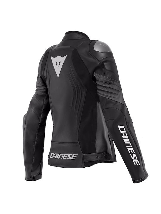 Dainese Leather Women's Jacket Winter Black