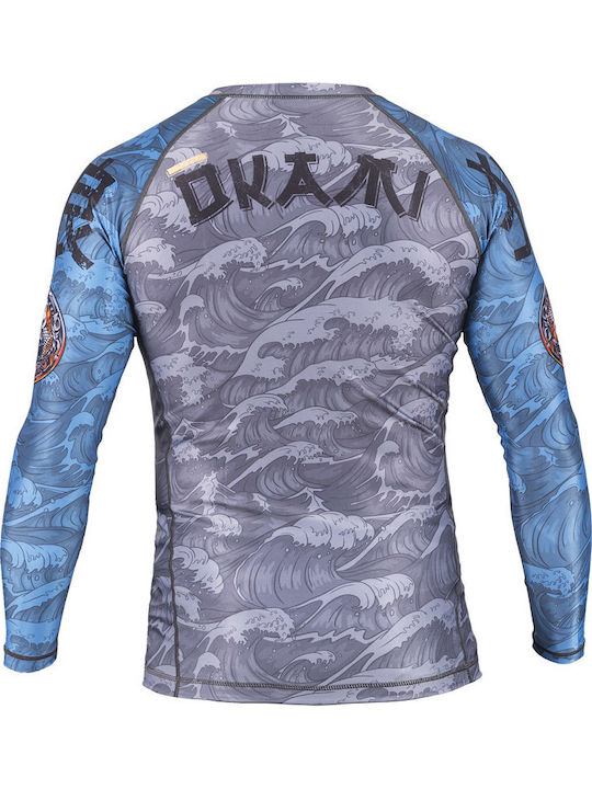 Okami Ανδρική Κοντομάνικη Μπλούζα ORS115_2 για Jiu-Jitsu / MMA / Kickboxing Μαύρη