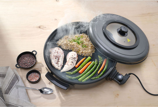 Tigaie electrică pentru prăjit și copt 40cm 1400w Hendi 239506
