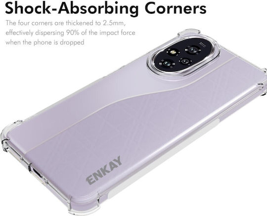 Enkay Anti-slip Back Cover Silicon Transparent (Honor 200)