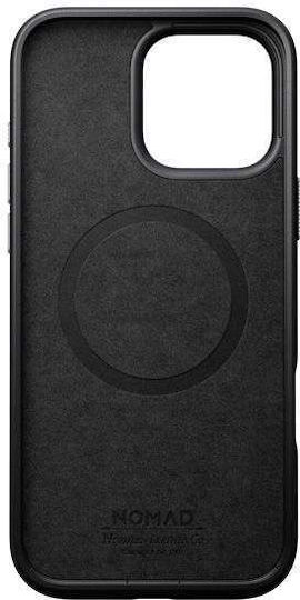 Nomad Modern Horween Umschlag Rückseite Metallisch 0.75mm mit Band Grün (iPhone 17 Pro Max / iPhone 17 Pro / iPhone 16 Pro Max)