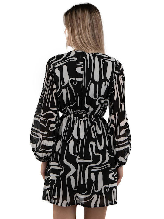 Only Mini Dress Black/WhitePrint