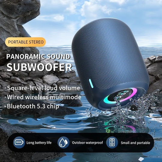 BASS-03 Ηχείο Bluetooth με Ραδιόφωνο Μωβ