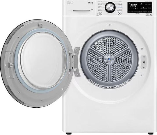 LG RH80V3AVBN Στεγνωτήριο 8kg με Αντλία Θερμότητας