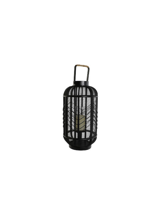 Home Esprit Metallic Lantern Black 25.5x25.5x46.5cm