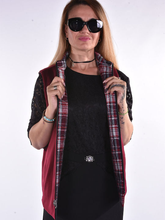 Women's Vest Bordeaux