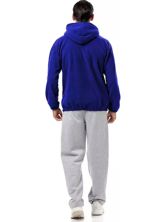 Herren Fleecejacke Blau