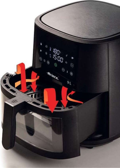 Ariete Air Fryer 9lt Μαύρο 4630/00