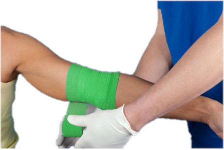Nobamed Verband 450 x 7.5cm Grün
