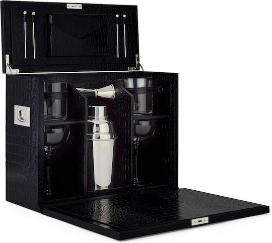 Smythson Mara Leather Cocktail Box