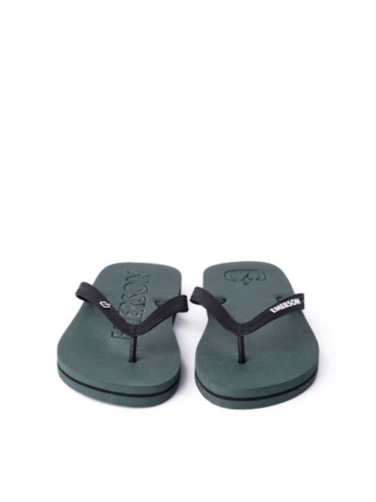 Men's Flip Flops Army Green / Black