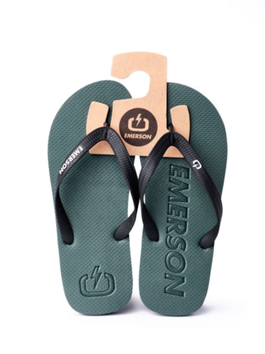 Men's Flip Flops Army Green / Black
