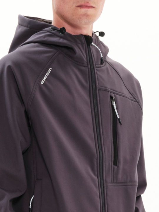 Geci barbati Bomber Waterproof și cu protecție împotriva vântului Gri