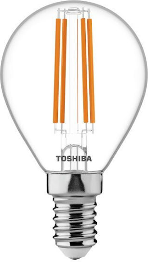 Toshiba LED Bulb 4.5W for Socket E14 and Shape G45 Warm White